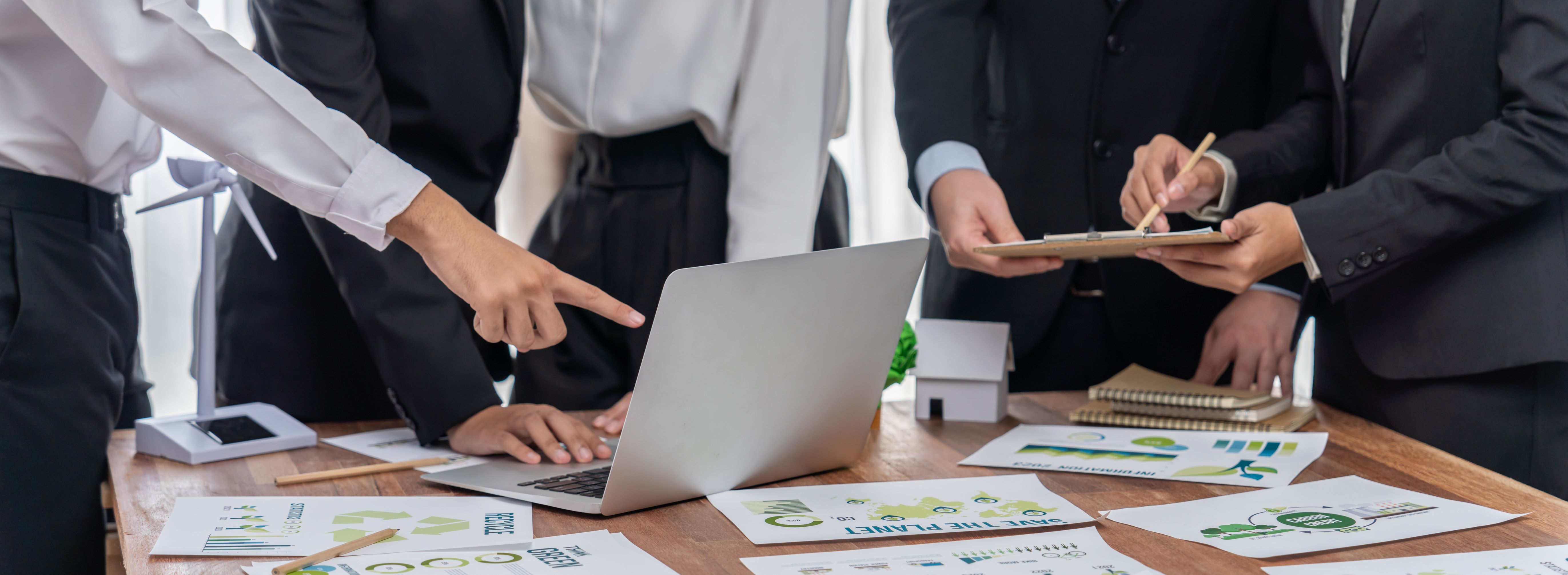 Abstract image representing a future-focused approach.